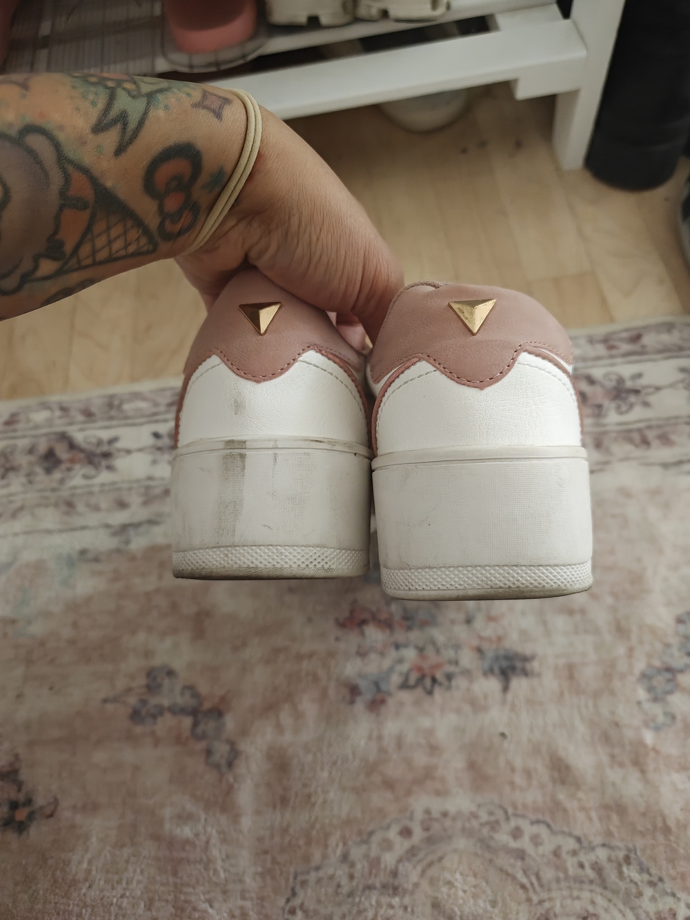 Riber island Slip-On Sneakers with Gold Studs - Picture 3 of 3
